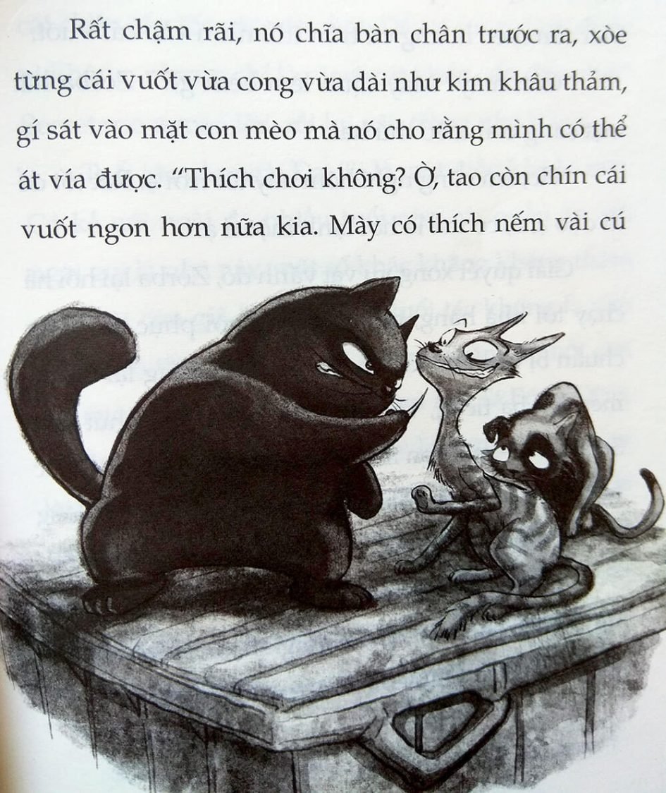 Zorba đang diệt gọn hai tên mèo hoang